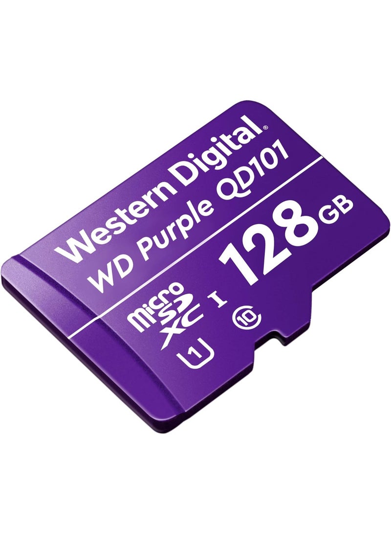 Western Digital SC QD101 Micro SD Card 128GB WD Purple Surveillance Camera WDD0128G1P0C - Image 2